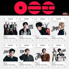 BTS バンタン 防弾少年団 ARIRANG アリラン 透明トレカ 8枚セット