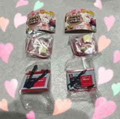 にゃんこパン屋さん ガチャ ハチワレパンセット トレー、トング付き 2セットのサムネイル