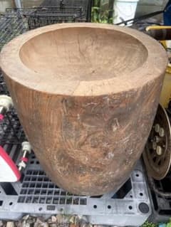 直接引き取り限定】天然木 臼 餅つき用 横45cm縦50cm - メルカリ