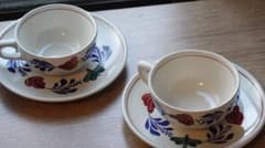 Boch vintage コーヒーカップ&ソーサー2客セットのサムネイル