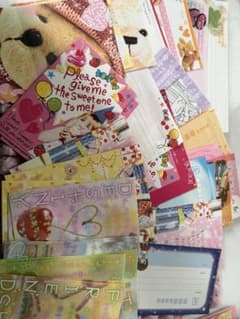 平成レトロファンシー レターセット 大量まとめ売り 封筒多めのサムネイル