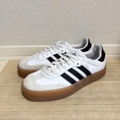 adidas SAMBAE W JI1349 ホワイト アディダス サンバ 厚底 - メルカリ