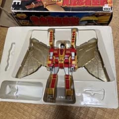 【当時品】タカラ DX黄金忍者空影　黄金勇者ゴルドラン　箱付きのサムネイル