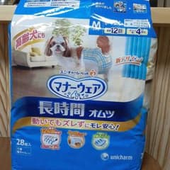 まるう様専用　マナーウェア 高齢犬用 紙オムツ M 28枚入のサムネイル