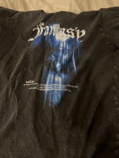 Fantasy グラフィック Tシャツ ブラック y2kのサムネイル