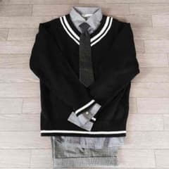 ④子供フォーマル、子供スーツ(シャツ、ネクタイ、ニット、パンツ)のサムネイル