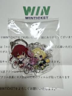 【激レア】WINTICKET ホロ的中バトル　限定4連アクリルチャーム 激レア】WINTICKET ホロ的中バトル 限定4連アクリルチャーム - メルカリ