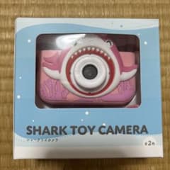 SHARK TOY CAMERA キッズカメラ ストラップ付き
