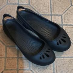 クロックス マリンディ 黒 w８ （24.0cm）中古のサムネイル