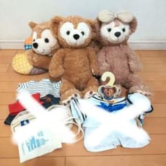 ディズニー　ダッフィー抱き枕ダッフィーシェリーメイSサイズセットのサムネイル