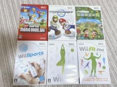 最終値下げ！　Wiiソフト 6本セットのサムネイル