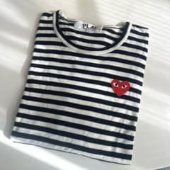 PLAY COMME des GARCONS ボーダーロングTシャツのサムネイル