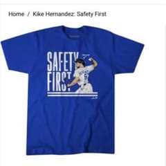 キケヘルナンデス　safety first Tシャツ ド軍キケが