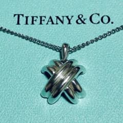 極美品 ティファニー ネックレス シグネチャークロス Mexico 社外チェーン 極美品 ティファニー ネックレス シグネチャークロス Mexico 社外