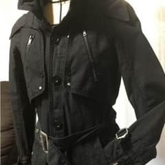 グリーンイグアナ様専用。GＩLＦY ライダース風トレンチコート！のサムネイル