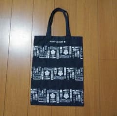 coco様専用 MARY QUANT コスメ柄 トートバッグ エコバッグ 黒のサムネイル