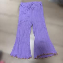 マーキーズ　フレアパンツ　90 紫のサムネイル