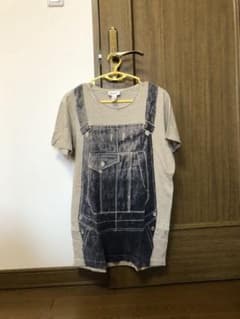 DIESEL ディーゼル オーバーオールデザイン プリントTシャツのサムネイル