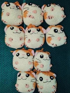 とっとこハム太郎 ぬいぐるみ 編み物 10個 とっとこハム太郎 ぬいぐるみ 編み物 10個 - メルカリ