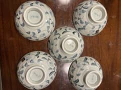 龍峰堂　花風流　茶碗5個セットのサムネイル