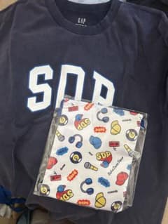 スチャダラパー チャンピオンカーニバル GAP ダークネイビー XL 巾着