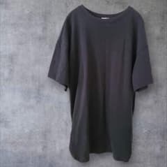 【未使用品】GU半袖 ロングTシャツ ブラック Lサイズのサムネイル