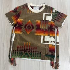 sacai サカイ 幾何学模様 サイドジッパー Tシャツ 半袖 - メルカリ