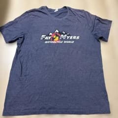 BELLA+CANVAS プリント Tシャツ ネイビー 2XLのサムネイル