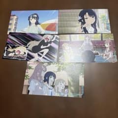 超かぐや姫POPUP場面写イラストカードAB&クリアカード2種&ステッカー3種のサムネイル