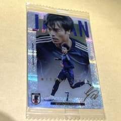 ツインウエハース　サッカー日本代表ver.2026 三笘薫　レアカードのサムネイル