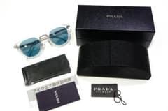 ほぼ新品□PRADA プラダ□偏光サングラス クリアフレーム spr17y 