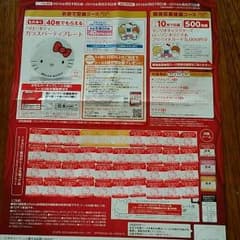 ローソン、キティのガラスパーティプレート引き換え券のサムネイル