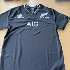 adidas ALL BLACKS ラグビーシャツ 160 - メルカリ