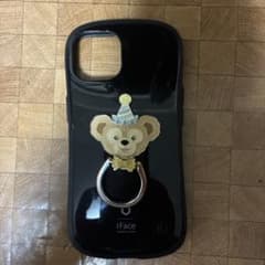 iFace ブラック ハードケース クマキャラクター付きのサムネイル