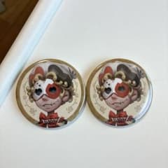 제5인격캔 배지 2주년 진수곡예사 마이크 참새