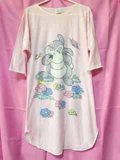 【古着】 うさぎ パジャマワンピース ファンシーのサムネイル