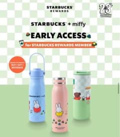 STARBUCKS miffy タンブラー インドネシア限定 - メルカリ