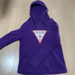 GUESS パープル フード付きパーカーのサムネイル