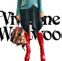 【正規品】【値下げ】Vivienne Westwood オーブ刺繍変形スカートのサムネイル