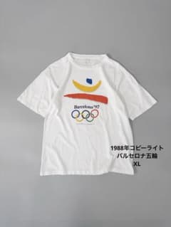 1988年 80s バルセロナオリンピックプリントTシャツ ヴィンテージ古着 