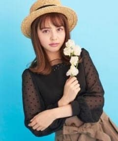 フロッキースリーブトップスのサムネイル