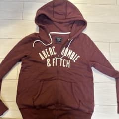 Abercrombie & Fitch ジップアップパーカー ボルドー Lのサムネイル