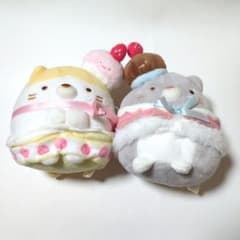 すみっコぐらし　ねこのきょうだいとおかし屋さん　ぬいぐるみ　トラ&グレー＆ネコ すみっコぐらし ねこのきょうだいとおかし屋さん ぬいぐるみ 【トラ
