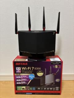 美品 BUFFALO Wi-Fi 7 無線LANルーター WXR9300BE6P - メルカリ