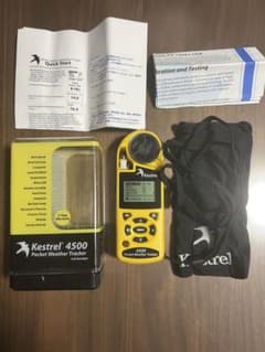 Kestrel 4500 Pocket Weather Tracker気象風速計のサムネイル