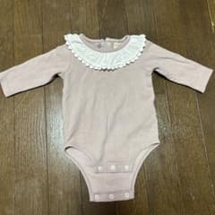 petit main フリル付きロンパース&サロペットセットのサムネイル