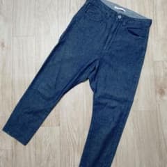 ジョンブル J1075 デニム サルエルパンツ テーパード インディゴ【S】のサムネイル