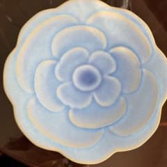 破格バーニーズニューヨークJars France プレート 花型 ブルー当時物のサムネイル