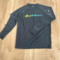 phiten 長袖ウォームアップウェア 黒のサムネイル