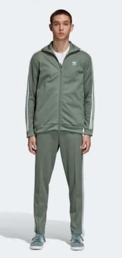 adidas ジャージ ベッケンバウアー パンツ L トレースグリーン - メルカリ